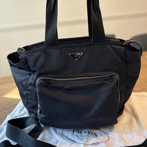 Prada Navy diaper bag - used - Picture 1 of 17